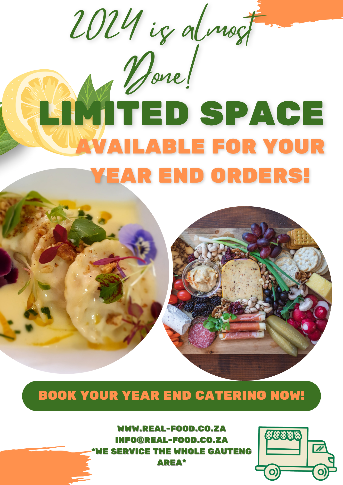2024 is almost done!Book your Year End catering now...